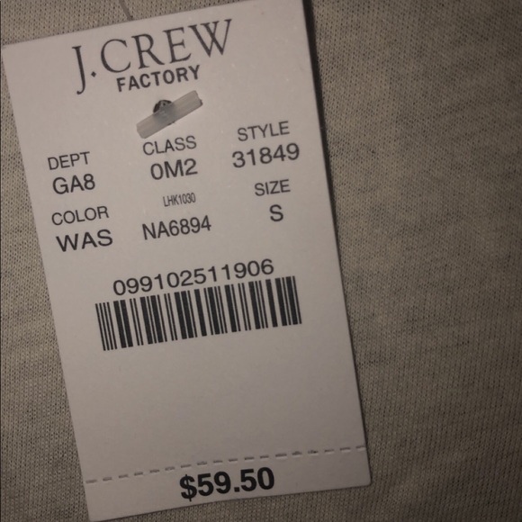 NEW WITH TAGS J. Crew fish scale tank, size small - Picture 9 of 9